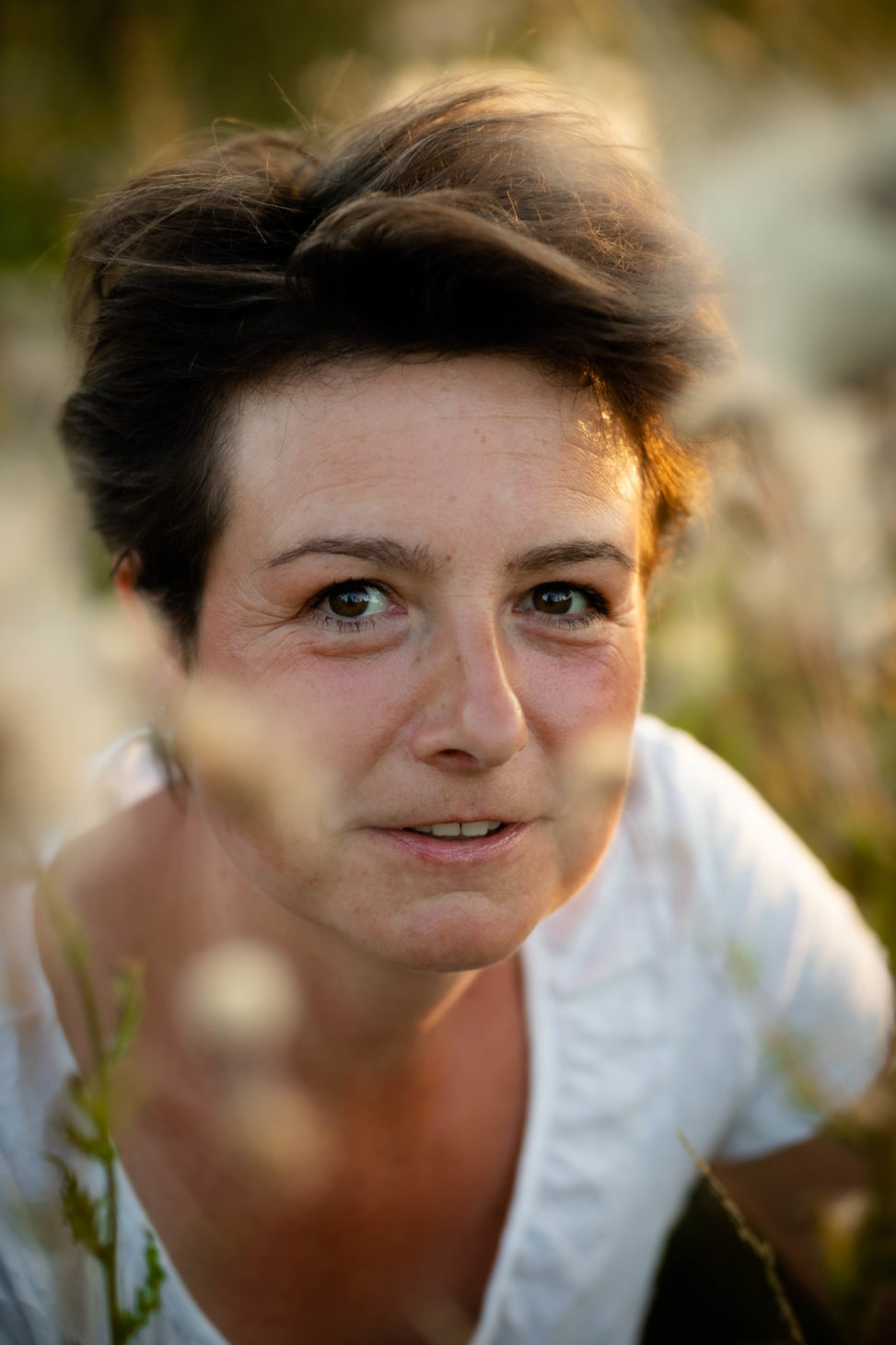 Portrait am Sommerabend